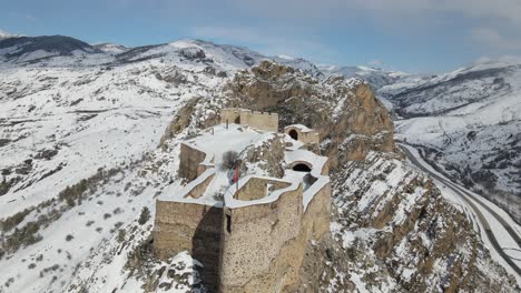 vista aérea del castillo inalcanzable