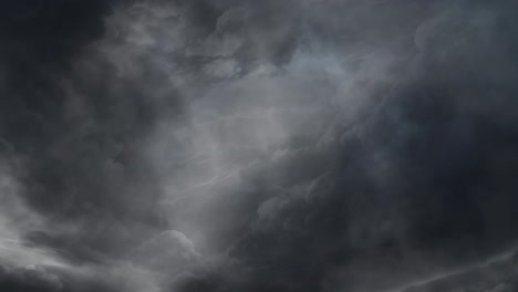 Dunkler-Sturm-Regen-Wolken-Schwarzer-Himmel