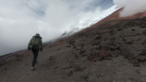 trek group pov cotopaxi andes mountains peak national park ecuador hike