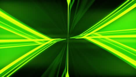 espectáculo de láser. luces verdes abstractas. fondo para la escena musical. bucle vj.
