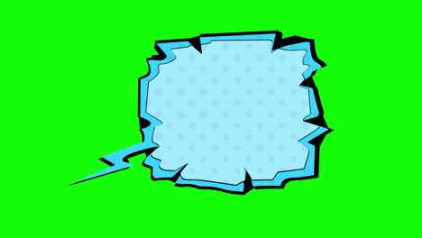 cartoon-Comic-speech-Bubble-copy-space-for-dialogue-loop-Animation-video-transparent-background-with-alpha-channel.