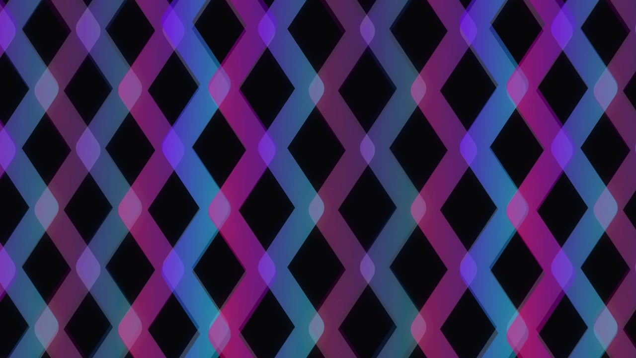 Abstract Motion Background with Pulsing Zigzag Lines