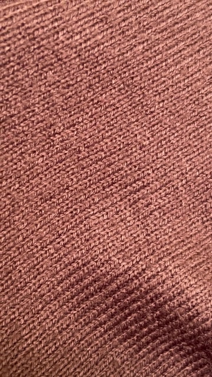 Tekstur Close-up Kain Rajutan Mauve Lembut