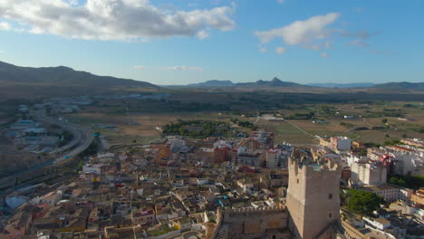 the atalaya castle in villena, province of alicante, southern spain