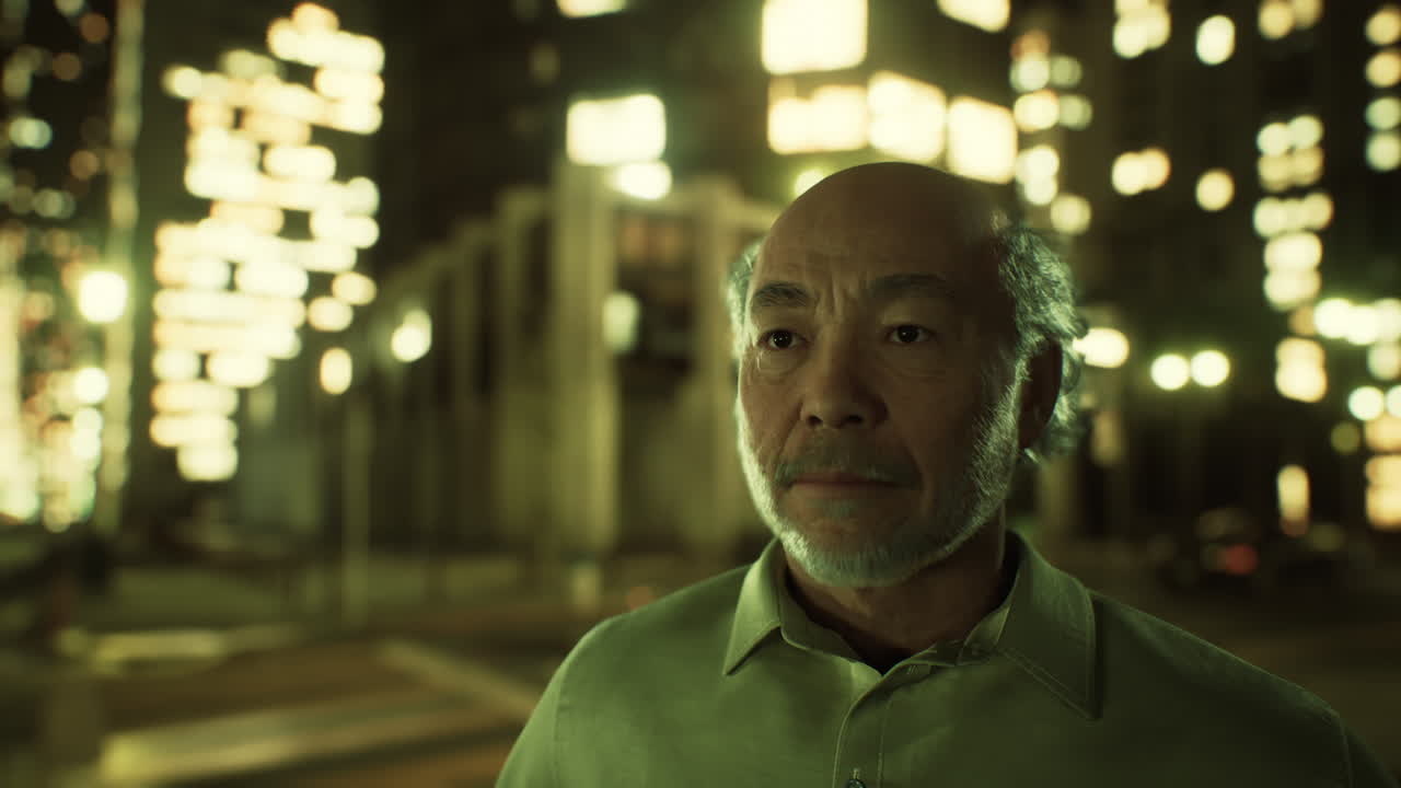 ⁇ 은 아시아 남자 의 초상화