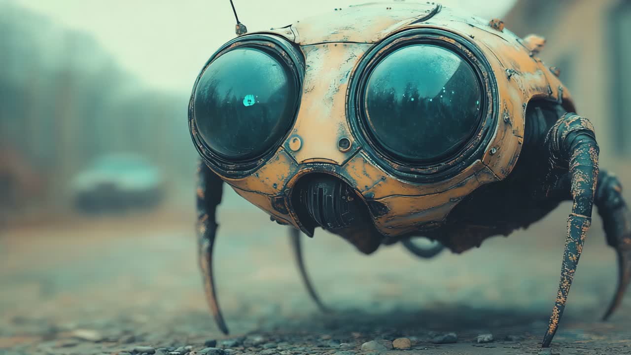 Rusten Mekanisk Insektrobot