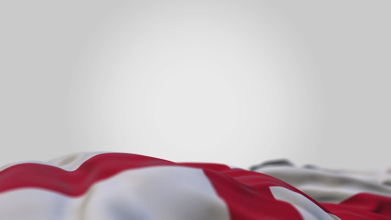 bandera inglesa ondeando horizontalmente