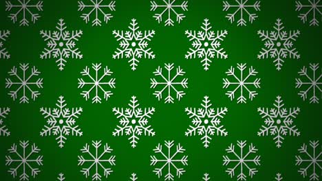 digital animation of traditional christmas pattern with snowflakes and stars