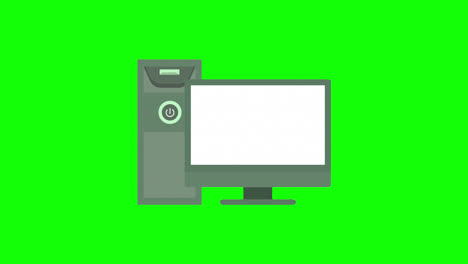 desktop-pc-computer-display-icon,-loop-animation-with-alpha-channel.