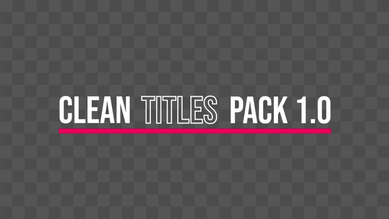 Clean Text Titles 09
Adobe Premiere Pro 2023
Resolution 3840×2160
