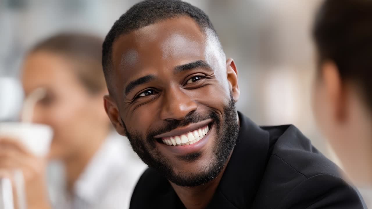 A Joyful Smile Shared Among Friends Captures the Essence of Genuine Connection, Highlighting the Importance of Laughter and Positive Vibes in Social Gatherings and Life's Cherished Moments