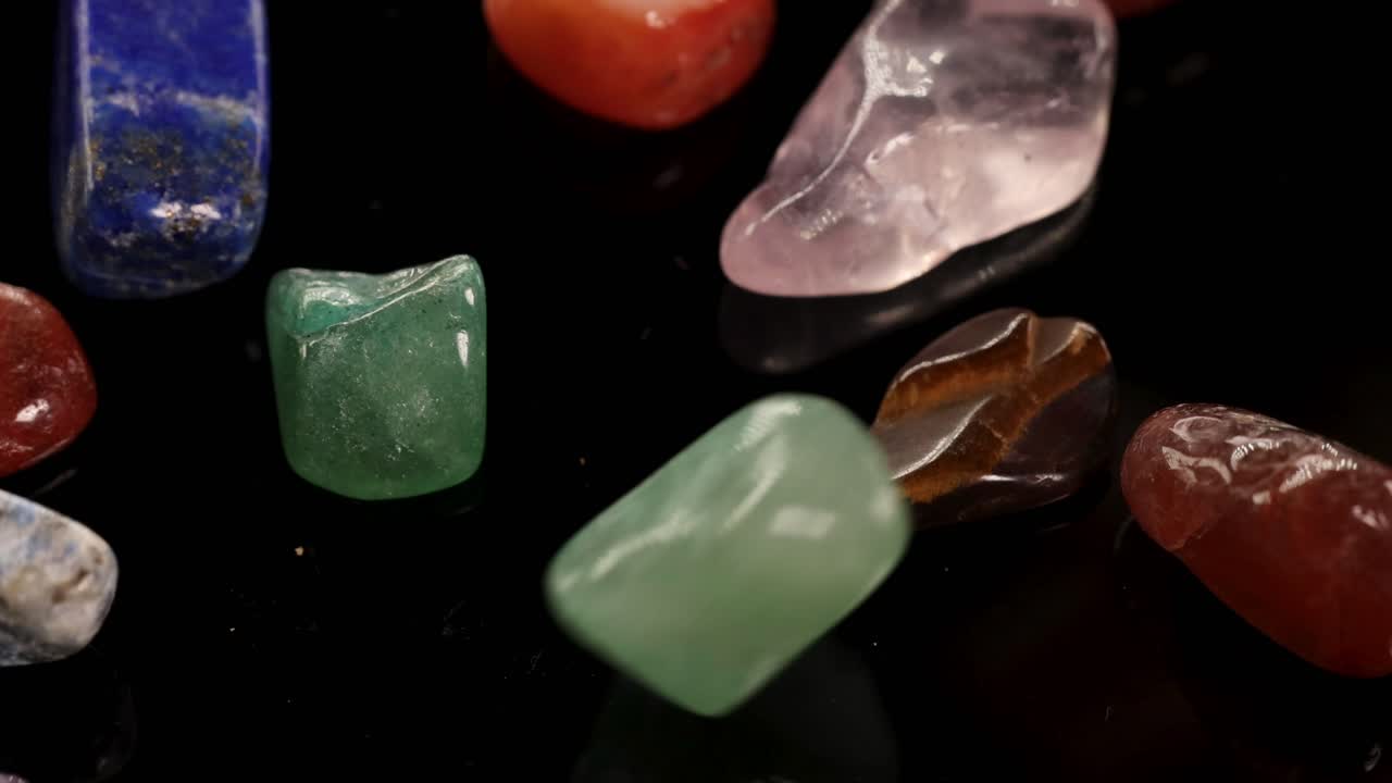 Assorted Colorful Gemstones and Crystals