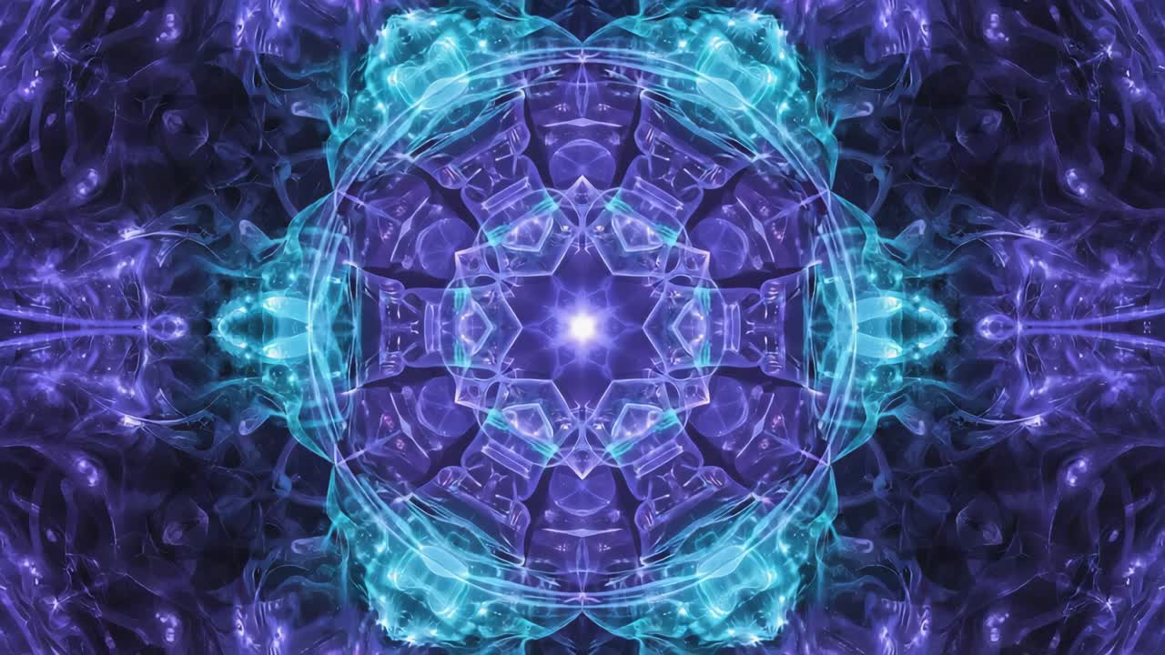 patrón de kaleidoscopio abstracto