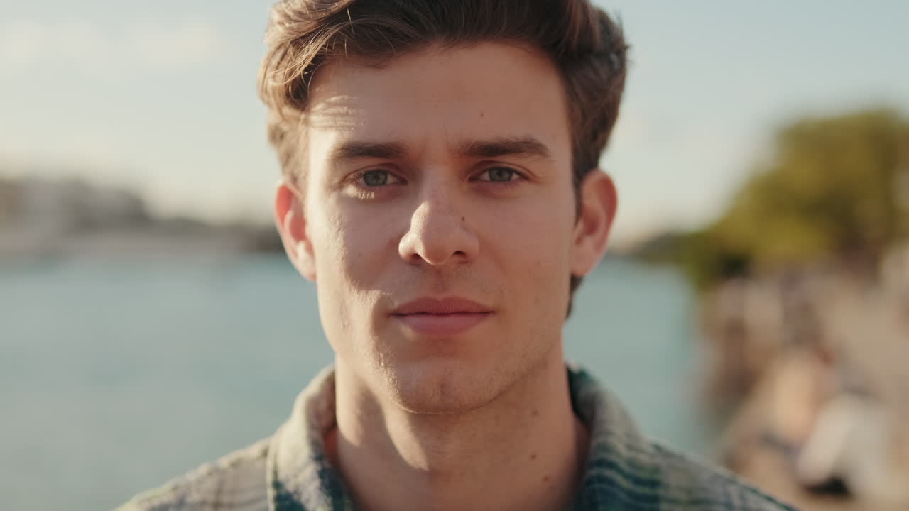 Serene Man along the River in Seville