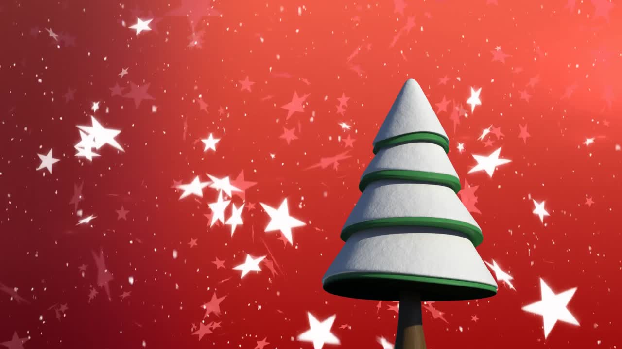 árbol de navidad y nevadas