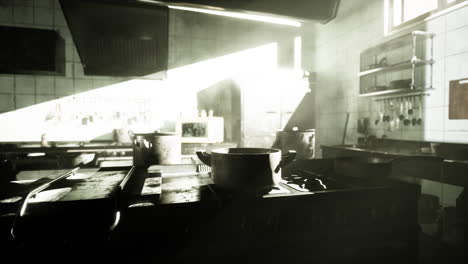 abandoned old kitchen