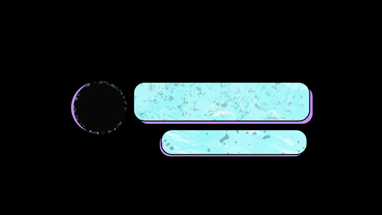Abstract Blue and Purple Lower Third Title Bar Animation