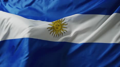 animation of national flag of argentina