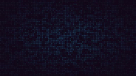 blaue neon-pixel im stil der 80er jahre