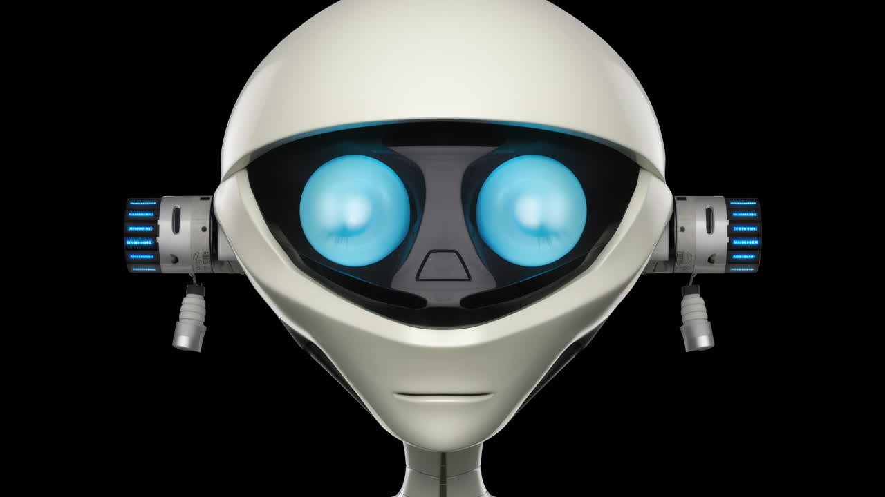 manichini a testa di robot femminile