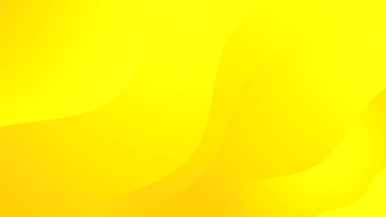 4k amarillo soleado fondo ondulado animado abstracto. bucle sin costuras luz curva naranja video papel tapiz.