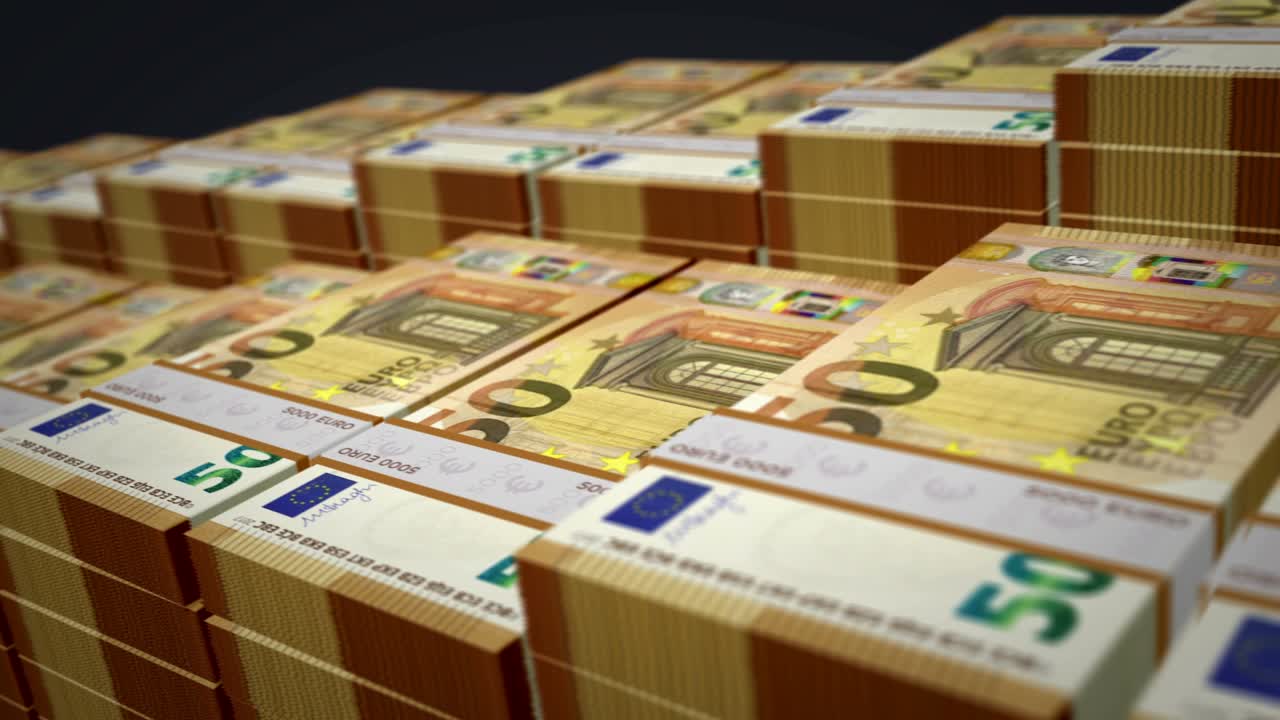 50 Euro Geldscheinbündel Wachstumsschleife