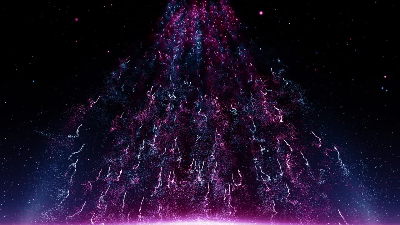 파란색 분홍색 입자 이벤트 게임 트레일러 제목 영화 콘서트 무대 배경 루프