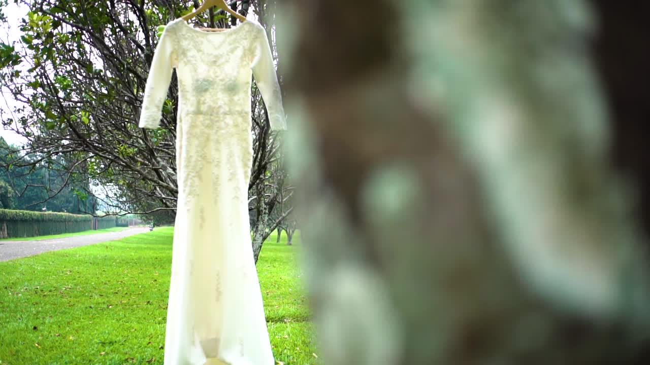 목장에서 가운의 지브 샷