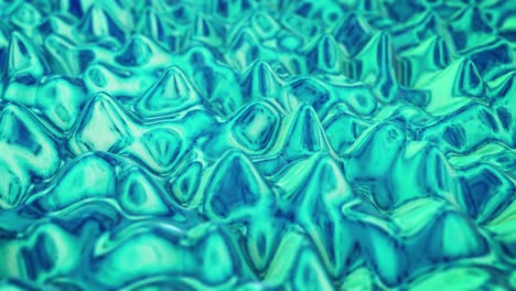 abstract turquoise liquid metallic texture