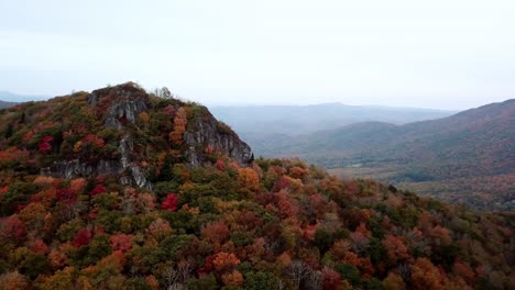 cliff above banner elk nc, banner elk north carolina in 4k