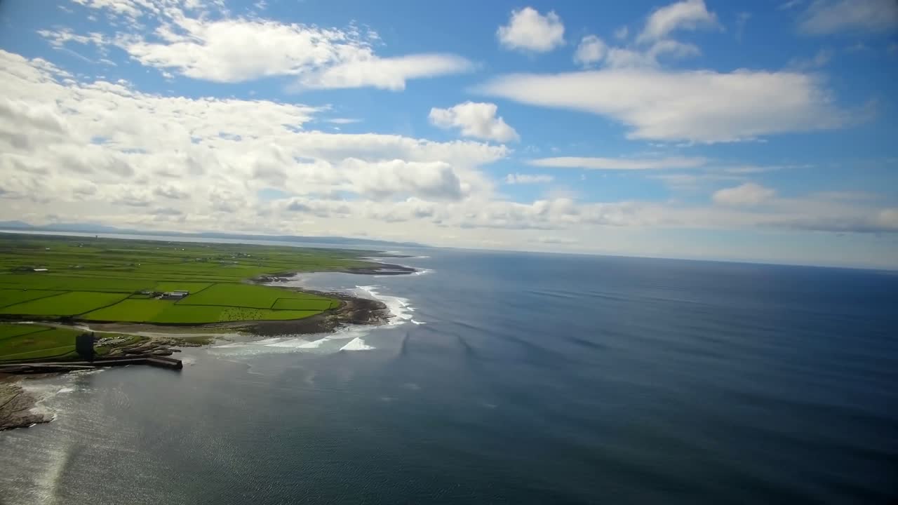 바다의 아름다운 전망 4k