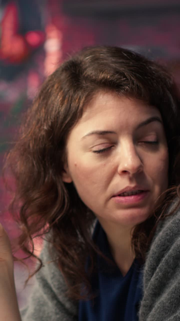 Vertical Video Team of experts editors working in video production industry at agency office