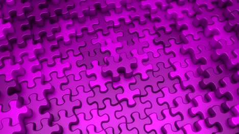 puzzles formed a wave