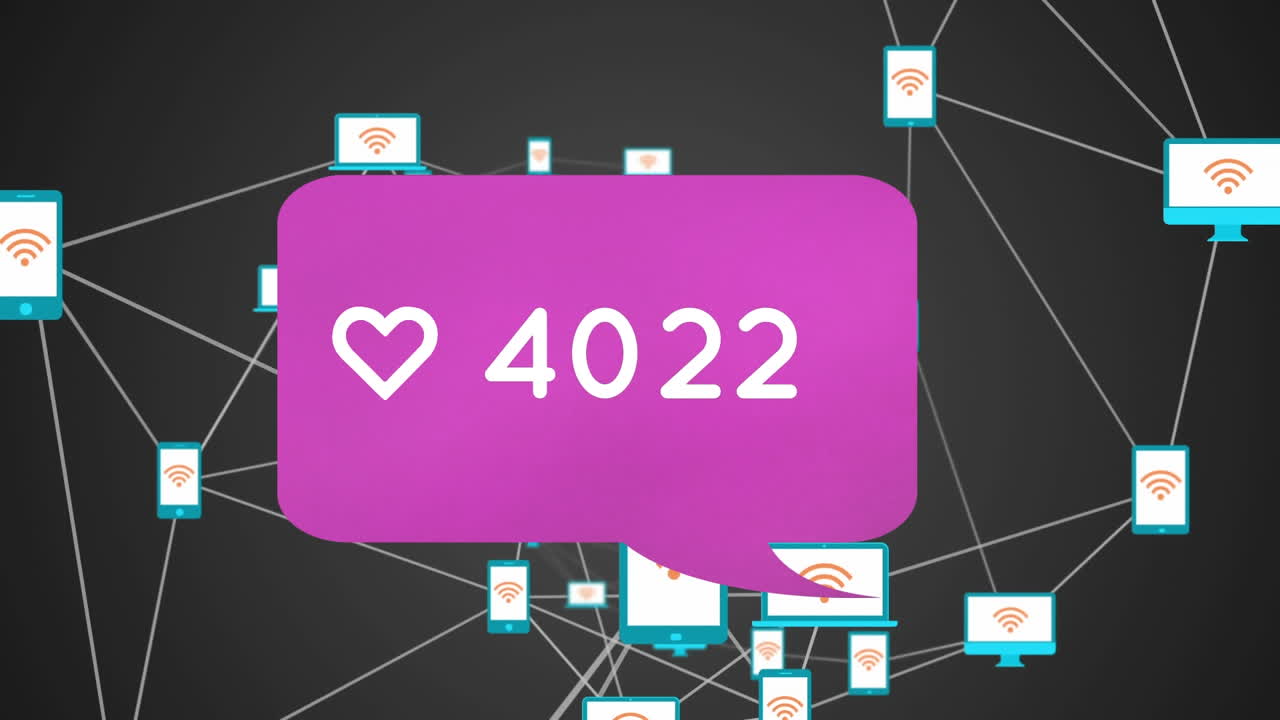 라이크 또는 하트 수가 증가합니다.