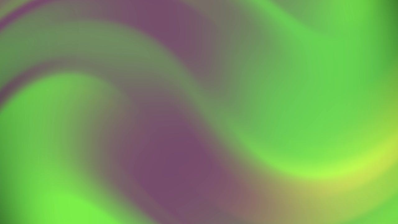 Smooth Flowing Abstract Gradient Background with Green and Purple