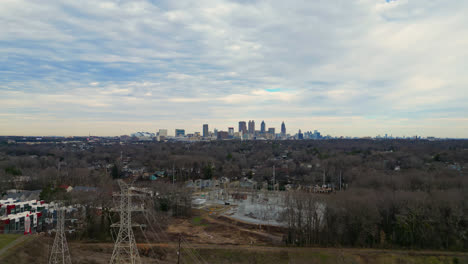 Power-station-and-electric-substation-with-Atlanta-skyline-buildings-in-the-background,-GA,-USA