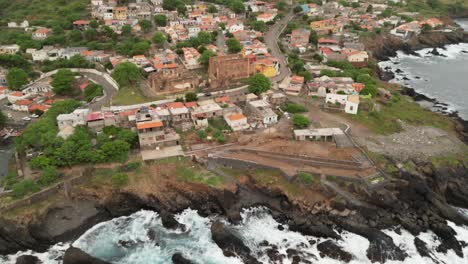 Reveló-La-Ciudad-De-Cidade-Velha-En-La-Isla-De-Santiago,-Cabo-Verde,-África-Occidental