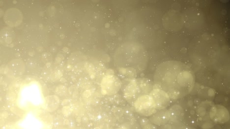las estrellas doradas y el desenfocado.