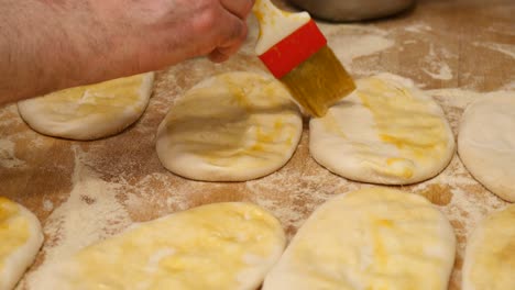 preparación de panes planos