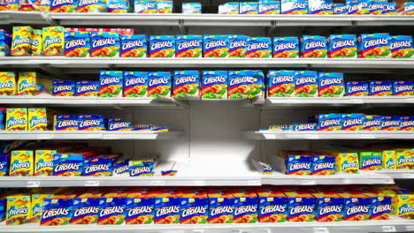 crivals brand food products on supermarket shelves