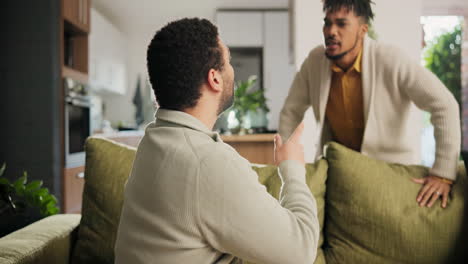 discusión entre dos hombres