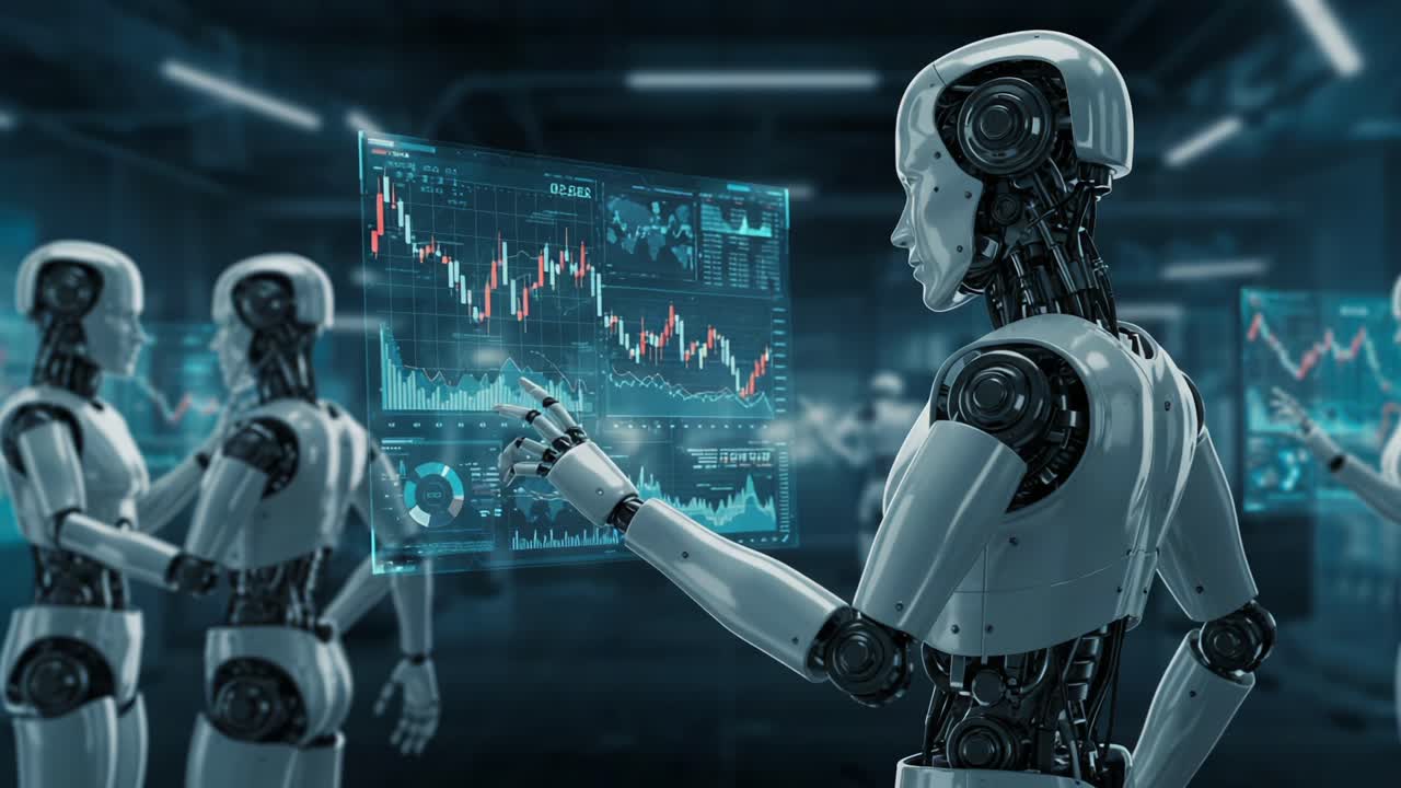 Robotic Analysts Analyzing Financial Data in a High-Tech Environment: A ...
