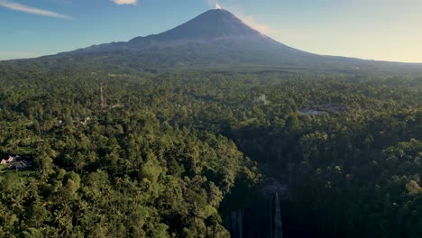 the magnificent tumpak sewu waterfall in east java