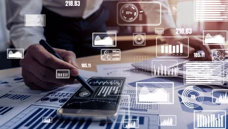 Conceptual-business-dashboard-for-financial-data-analysis