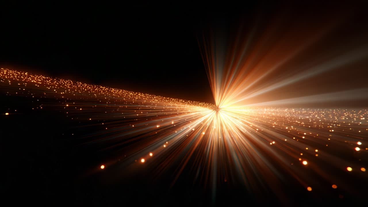 An Enchanting Spectrum of Light: A Visual Journey through Radiant Particles and Dynamic Rays Captured in Stunning Clarity, Inviting Awe and Imagination in the Viewer