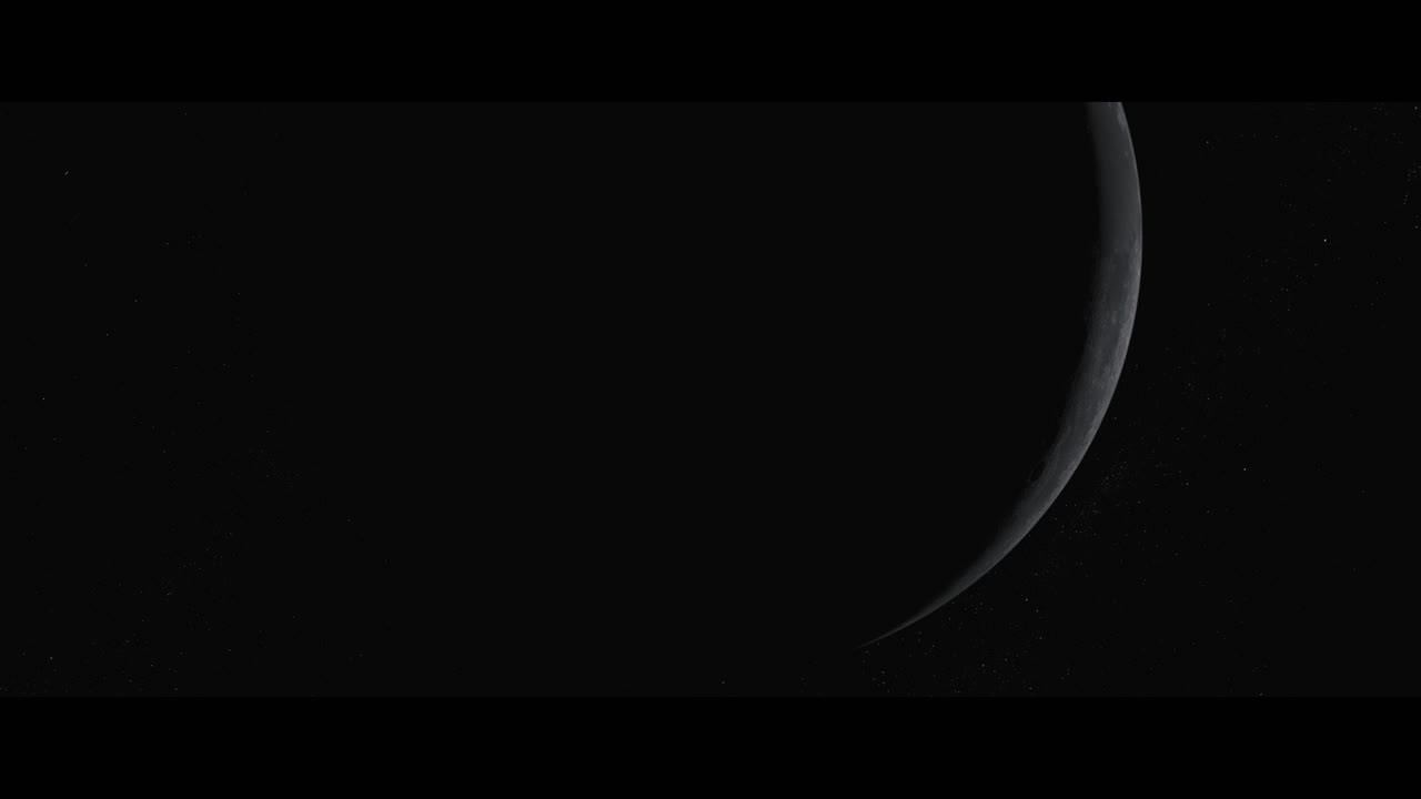 Moon viewed from space