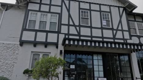 panoramic view of portsea hotel entrance