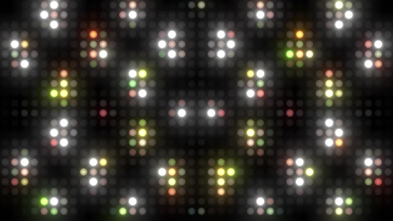 Abstract LED Light Pattern