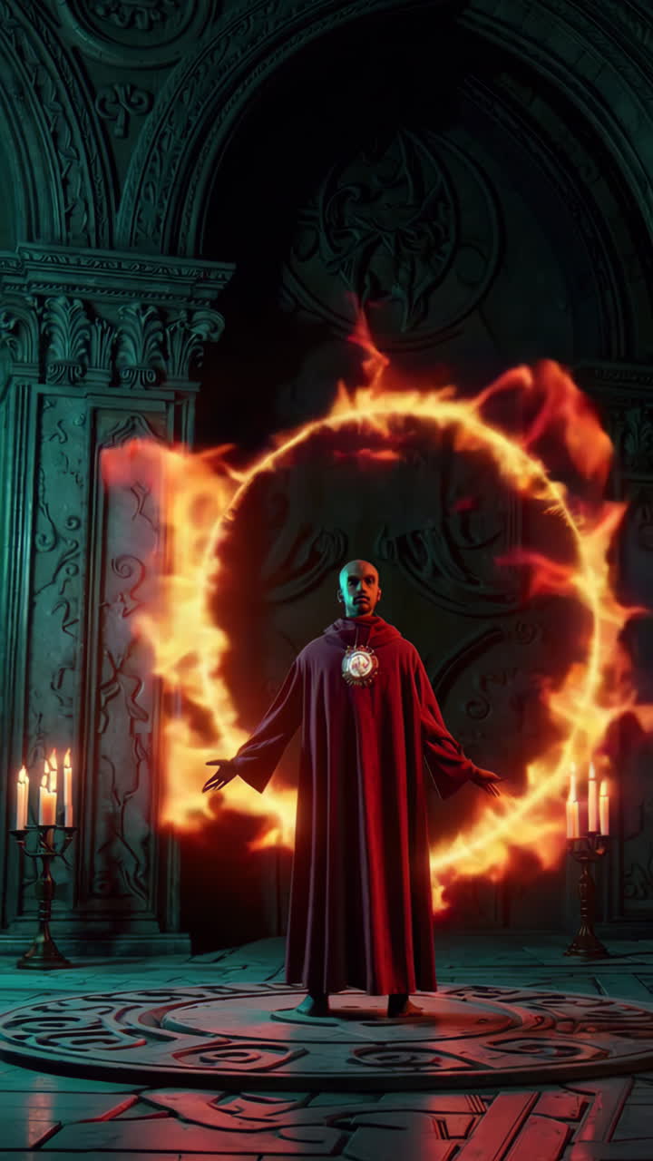 Wizard in a Fire Portal