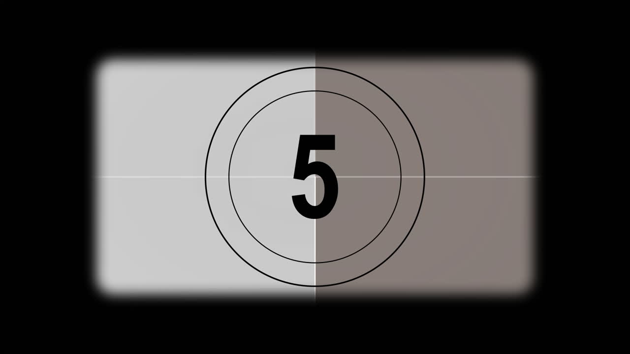 Classic Film Countdown from Ten to Zero